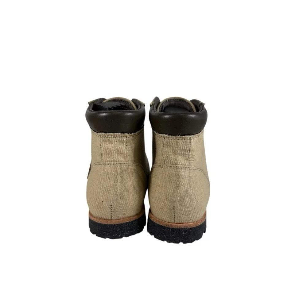 Woolrich‎ Boots Mens 6 Chukka Ankle Booties Beige Lace Up Round Toe